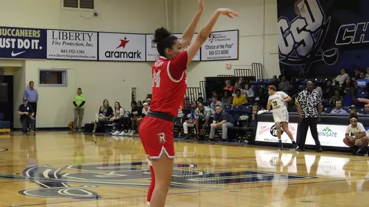 Makaila Wilson shooting a three at CSU