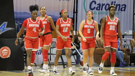 Group after Bryonna basket at UNC Asheville