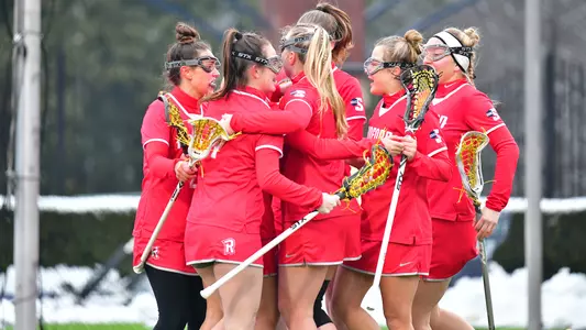 Team huddle at Richmond