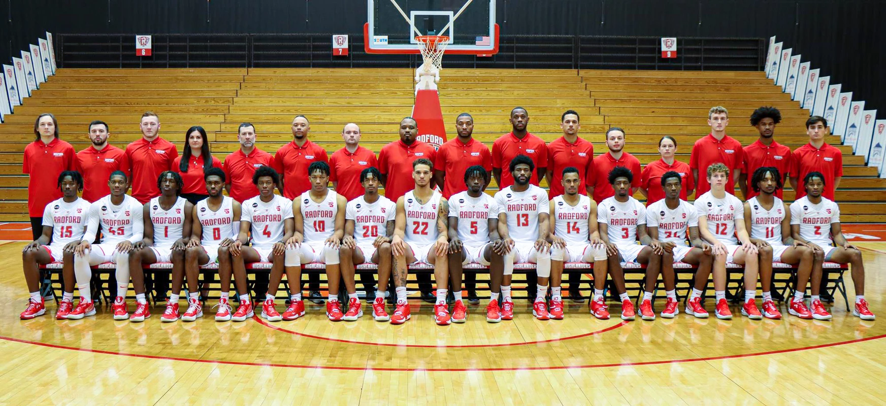 2021-22 Radford MBB Team Photo