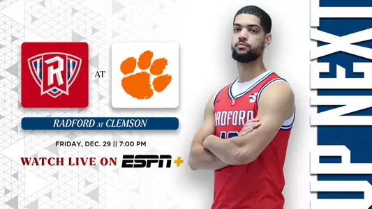 MBB at Clemson Up Next Graphic