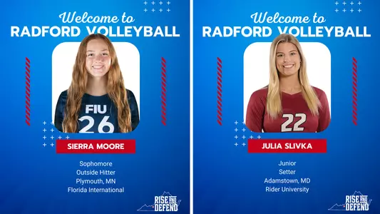 Sierra Moore and Julia Slivka Welcome Graphic