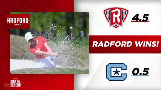 WGolf Wins Over Citadel Match Play