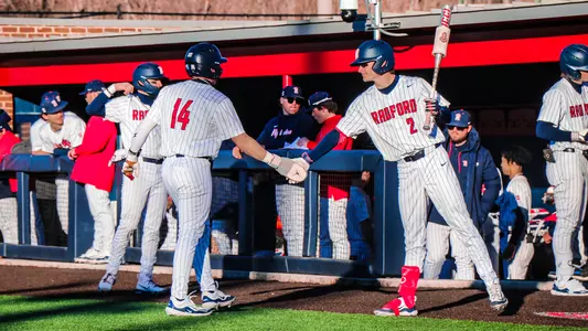 Radford Team Celebration Win Mercyhurst 2025