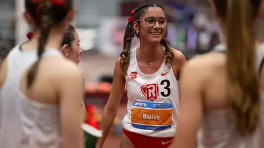 Sienna Bailey 2025 Radford TF Big South Indoors Celebration