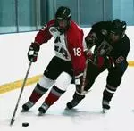 MEN'S ICE HOCKEY DEFEATS BENTLEY, 5-2 Image