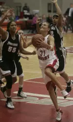 Pape leads the Pioneers Past Saint Peter's with 25 points and 15 rebounds Image