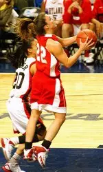 Pioneers Celebrate New Year's Facing #5 UConn Image