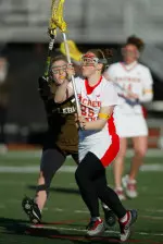 Women's LAX Drops 13-6 Decision to Manhattan Image