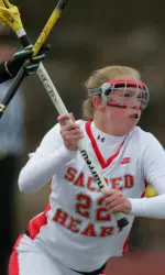 Monmouth Hands Sacred Heart Women's LAX First NEC Loss, 15-8 Image