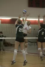 Women's Volleyball Swept by LIU, 3-0 Image