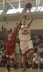 Sowinski's Double Double Not Enough as SHU Falls in Opener, 62-43, at URI Image