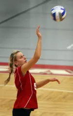 Women's Volleyball Sweeps NJIT, 3-0 Image