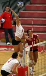 Women's Volleyball Swept 3-0 at Army Image