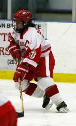 Pioneers Score Five Unanswered Goals in 5-4 Win at Neumann Image