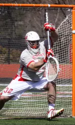 Frank Makes 22 Saves but SHU Falls at Delaware, 7-6 Image