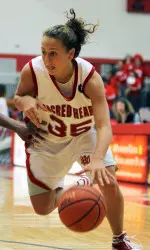 Sacred Heart Trio Leads Pioneers Past Mount St. Mary's, 67-56 Image