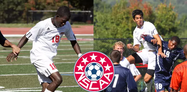 Castro and Victor Represent Men's Soccer on NSCAA Regional Team Image