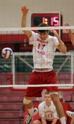 Men's Volleyball Blanks Hunter, 3-0 Image