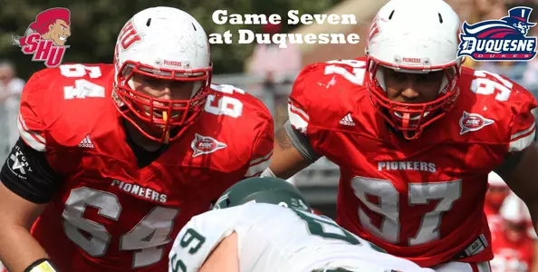 Pioneers Return to NEC Play at Duquesne Image