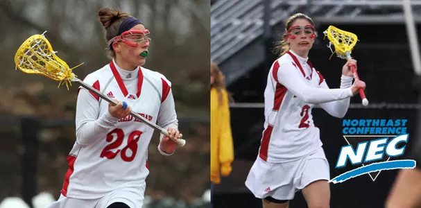 SHU's Emily Pepe and Taylor Babin Garner NEC Lax Honors Image