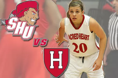Women's Hoops Battle Harvard Sunday Image