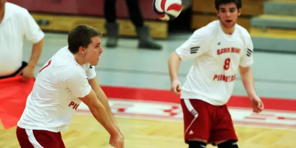 Pioneers Downed by Patriots in Five Sets Image