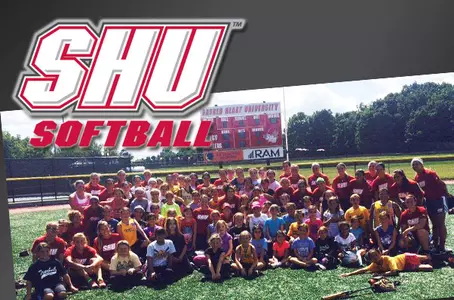 SHU Softball Hosts for Trumbull Little League Image