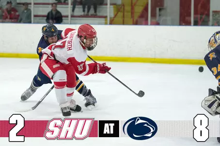 Men's Hockey Falls At Penn State 8-2 Image