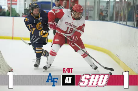 Sacred Heart and Air Force Play To 1-1 Tie Image