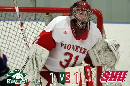 Fontaine Helps Pioneers to 1-1 Tie at Morrisville St. Image