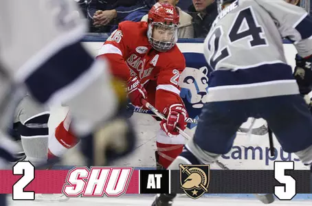 Men's Hockey Swept By Army After 5-2 Loss Saturday Image