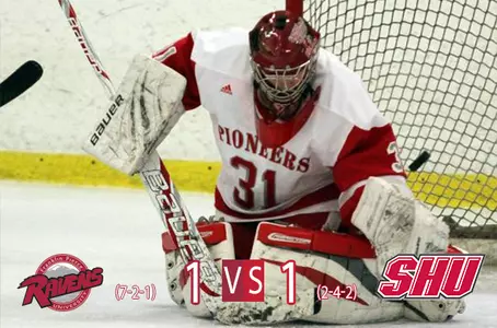 Pioneers Enter Winter Break with 1-1 Tie Against Franklin Pierce Image