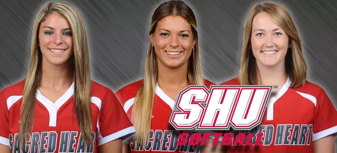 Deissler, D'Addario, Fillmore Named 2015-16 SHU Softball Captains Image