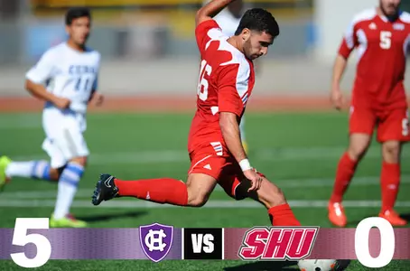 Men's Soccer Shut Out At Holy Cross Friday Image