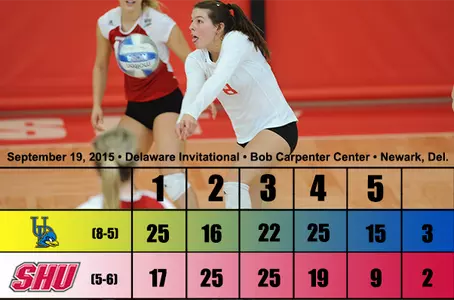 SHU Drops Tournament Finale to UD in FIve; Krufka and Gonzalez All-Tournament Image