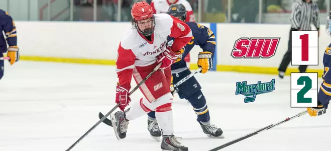Men's Hockey's Unbeaten Streak Snapped At Mercyhurst 2-1 Image