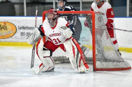 Fontaine Leads Pioneers to DoubleTree Hockey Classic Title Image