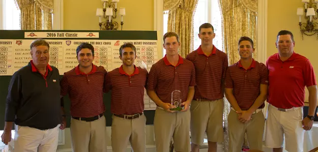 Men's Golf Closes Fall Play with First Place Finish at SHU Fall Classic Image