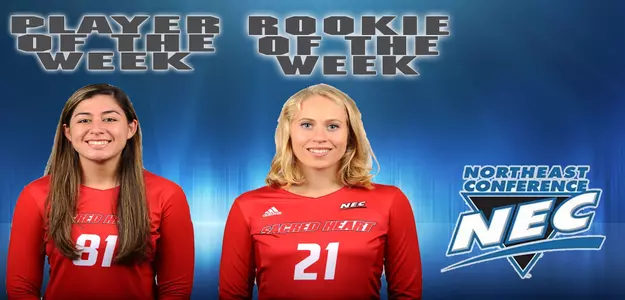 Makayla Dole and Liisel Nelis Receive NEC Awards Image