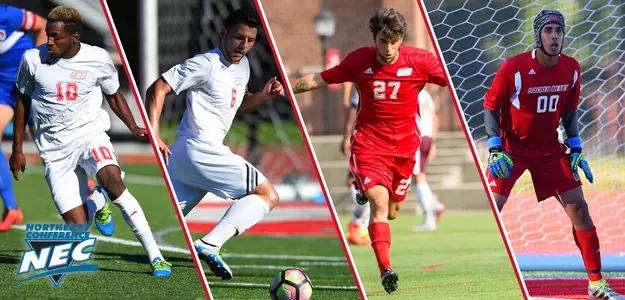 Saunchez Headlines Four All-NEC Honors for Men's Soccer Image