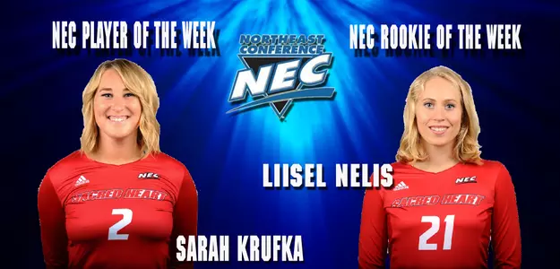 Sarah Krufka Player of The Week/Liisel Nelis Rookie of The Week Image