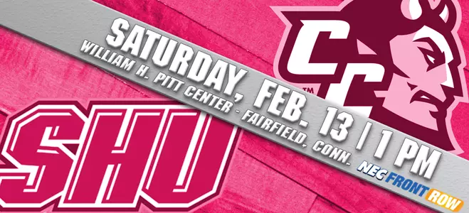 Pioneers Welcome In-State Rival Central Connecticut on Pink Day Image