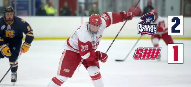 Men's Hockey Battles But Comes Up Short Against RMU Image