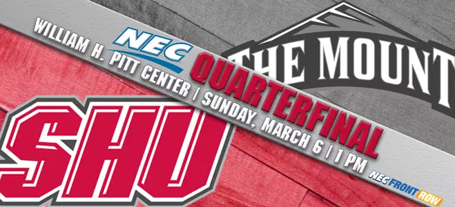 No. 1 Sacred Heart hosts No. 8 Mount St. Mary's in NEC Quarterfinal Sunday Image