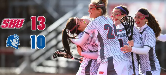 Women's Lacrosse Clinches NEC Tournament Berth With Win At CCSU Image