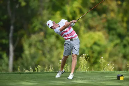 Men's Golf Stays In Third Place After Second Round Of NEC Championship Image