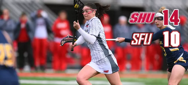 Women's Lacrosse Opens NEC Play With 14-10 Win At Saint Francis U Image