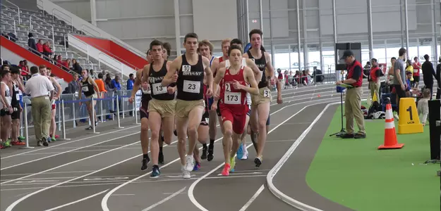 Women's Track Leads NEC Championships After Day One, Men's Track In Fifth Image