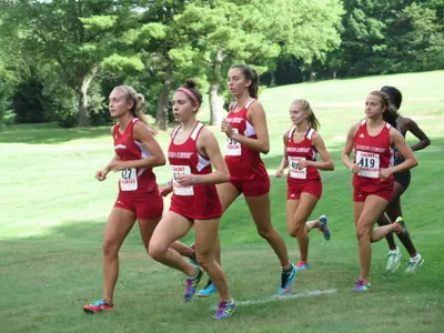 Women's Cross Country Takes Second At Father Bede Invitational Image